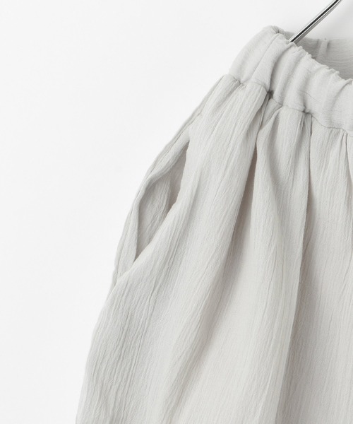 GLOBAL WORK(グローバルワーク)の「【キッズ】楊柳ボイル切替えスカート/946972(スカート・キッズ・グレー/ダークブラウン/ブラック・110cm/150cm/120cm/130cm/140cm/100cm/160cm)」の6枚目の写真