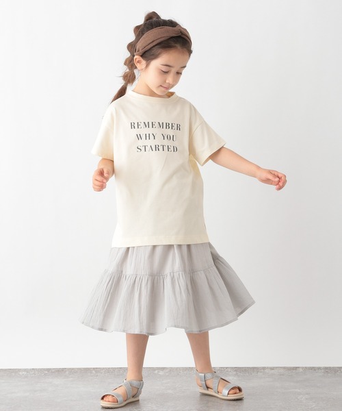 GLOBAL WORK(グローバルワーク)の「【キッズ】楊柳ボイル切替えスカート/946972(スカート・キッズ・グレー/ダークブラウン/ブラック・110cm/150cm/120cm/130cm/140cm/100cm/160cm)」の16枚目の写真