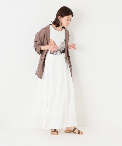 Simplicite（サンプリシテ）の「フォトハンドペイントTシャツ（Tシャツ/カットソー・レディース・ホワイト/ホワイト系その他・FREE）」の12枚目の写真