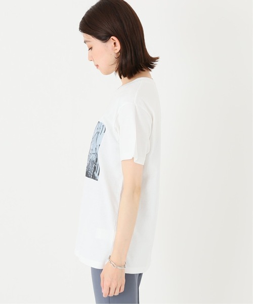 Simplicite（サンプリシテ）の「フォトハンドペイントTシャツ（Tシャツ/カットソー・レディース・ホワイト/ホワイト系その他・FREE）」の14枚目の写真