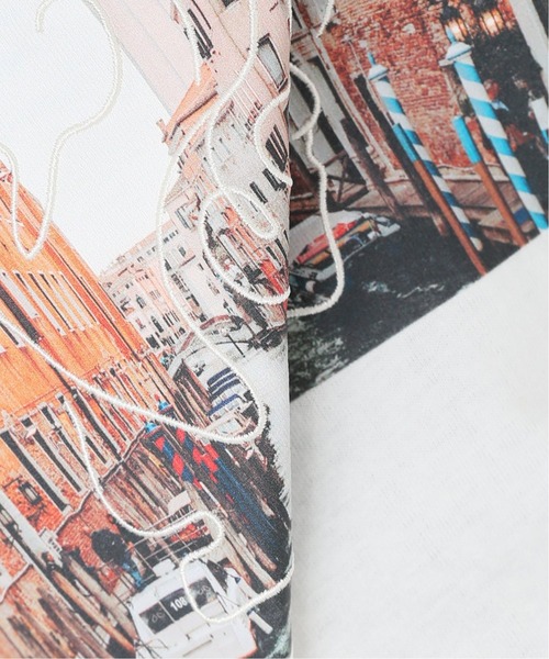 Simplicite（サンプリシテ）の「フォトハンドペイントTシャツ（Tシャツ/カットソー・レディース・ホワイト/ホワイト系その他・FREE）」の8枚目の写真