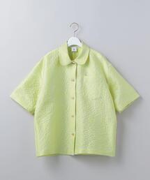 6(ROKU) ロク　JACQUARD KNIT グリーン イエロー 日本製 6（ロク）の「＜6(ROKU)＞JACQUARD KNIT SKIRT/スカート