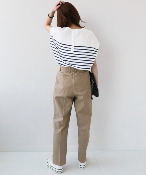 JOURNAL STANDARD relume(ジャーナルスタンダード レリューム)の「フレンチスリーブボーダーTEE◆(Tシャツ/カットソー・レディース・ブラック/ネイビー/ブルー・FREE)」の15枚目の写真