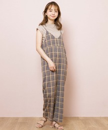 flower | マニッシュチェックロンパース(サロペット/オーバーオール)