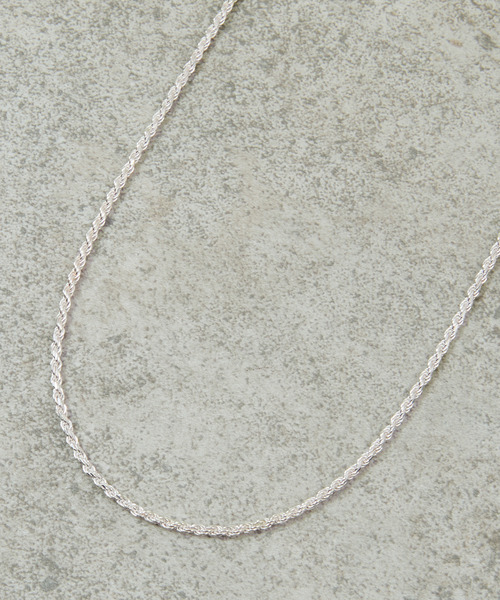 And A（アンドエー）の「And A アンドエー / Link chain necklace ロープチェーンネックレス チョーカー シルバー925（ネックレス・メンズ・シルバー・60cm/40cm/50cm）」の14枚目の写真