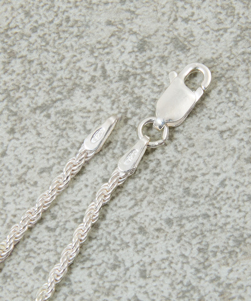 And A（アンドエー）の「And A アンドエー / Link chain necklace ロープチェーンネックレス チョーカー シルバー925（ネックレス・メンズ・シルバー・60cm/40cm/50cm）」の11枚目の写真