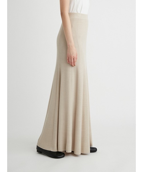 Mila Owen（ミラオーウェン）の「ベストコーディネートニットスカートSET UP（ワンピース・レディース・ブラック/アイボリー/キャメル・1/0）」の12枚目の写真