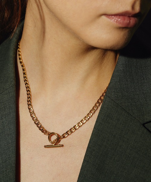 CENE（セネ）の「【CENE】セネ/[ゴールド]アンカーモチーフチェーンネックレス（ネックレス・レディース・ゴールド・FREE）」の4枚目の写真
