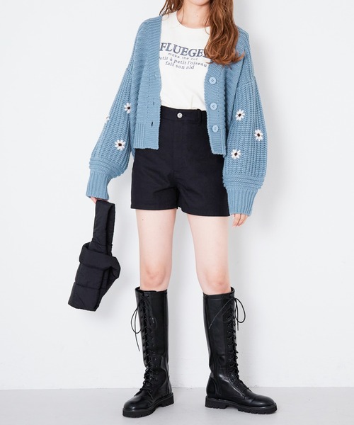 Heather(ヘザー)の「ハイウエストショートパンツ 959826(その他パンツ・レディース・アイボリー/ブラック・S/M)」の8枚目の写真