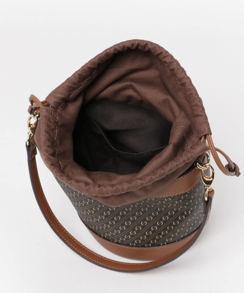 RODE SKO（ロデスコ）の「モノグラムビットバケツバッグ（ショルダーバッグ・レディース・ブラウン・ONE）」の14枚目の写真