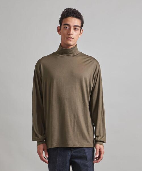 LOEFF ロエフ オーガニックコットン タートルネック カットソー LOEFF（ロエフ）の「＜LOEFF（ロエフ）＞ソフト タートルネック