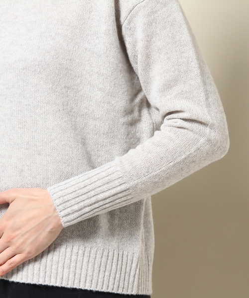 SHARE PARK（シェアパーク）の「タートルネックニット（ニット/セーター・レディース・ホワイト系/グレー系・1）」の7枚目の写真