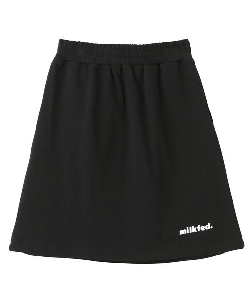 MILKFED.（ミルクフェド）の「LOGO SWEAT SKIRT（スカート・レディース・オフホワイト/ブラック/オレンジ・ONE SIZE）」の19枚目の写真