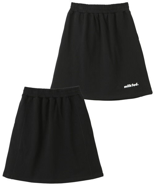 MILKFED.（ミルクフェド）の「LOGO SWEAT SKIRT（スカート・レディース・オフホワイト/ブラック/オレンジ・ONE SIZE）」の12枚目の写真