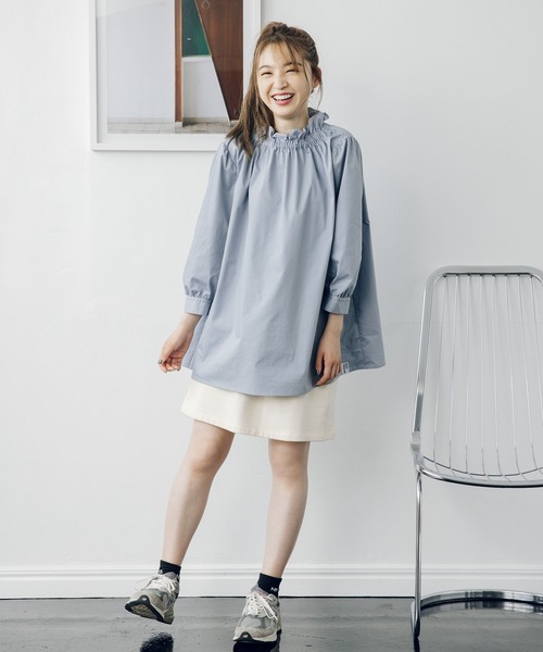 MILKFED.（ミルクフェド）の「LOGO SWEAT SKIRT（スカート・レディース・オフホワイト/ブラック/オレンジ・ONE SIZE）」の17枚目の写真