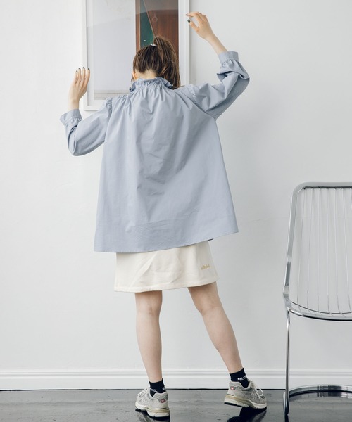 MILKFED.（ミルクフェド）の「LOGO SWEAT SKIRT（スカート・レディース・オフホワイト/ブラック/オレンジ・ONE SIZE）」の16枚目の写真