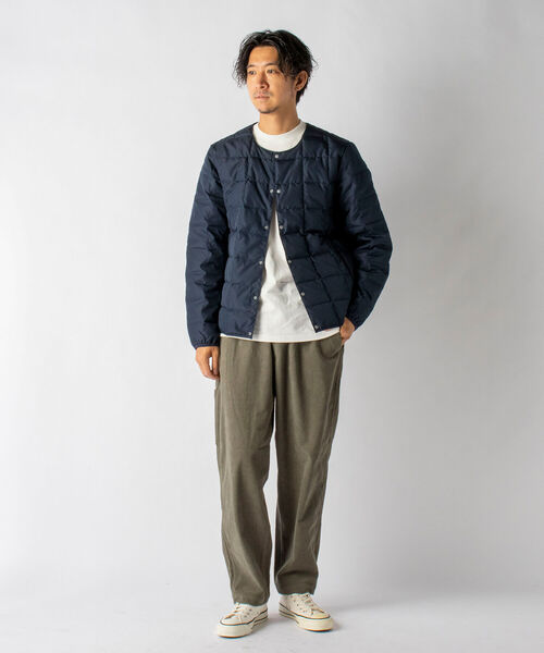 TAION（タイオン）の「【TAION/タイオン】別注 DOWN JACKET インナーダウン (※注目のダウンメーカーとのコラボレーション企画!!)（ダウンジャケット/コート・メンズ・ブラック/ネイビー/オリーブ・MEDIUM/LARGE/X-LARGE）」の9枚目の写真