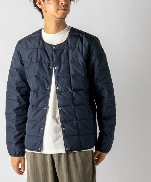 TAION（タイオン）の「【TAION/タイオン】別注 DOWN JACKET インナーダウン (※注目のダウンメーカーとのコラボレーション企画!!)（ダウンジャケット/コート・メンズ・ブラック/ネイビー/オリーブ・MEDIUM/LARGE/X-LARGE）」の5枚目の写真