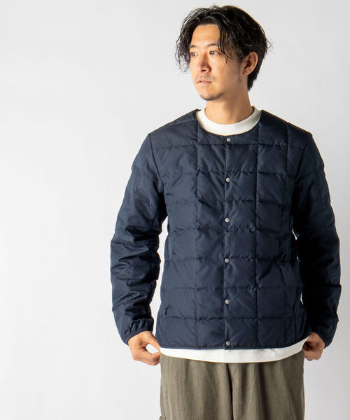 TAION（タイオン）の「【TAION/タイオン】別注 DOWN JACKET インナーダウン (※注目のダウンメーカーとのコラボレーション企画!!)（ダウンジャケット/コート・メンズ・ブラック/ネイビー/オリーブ・MEDIUM/LARGE/X-LARGE）」の12枚目の写真