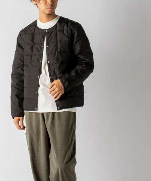 TAION（タイオン）の「【TAION/タイオン】別注 DOWN JACKET インナーダウン (※注目のダウンメーカーとのコラボレーション企画!!)（ダウンジャケット/コート・メンズ・ブラック/ネイビー/オリーブ・MEDIUM/LARGE/X-LARGE）」の13枚目の写真