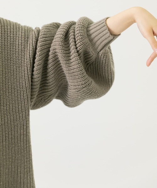 LAATO（ラート）の「SLEEVE VOLUME KNIT（ニット/セーター）」 - WEAR