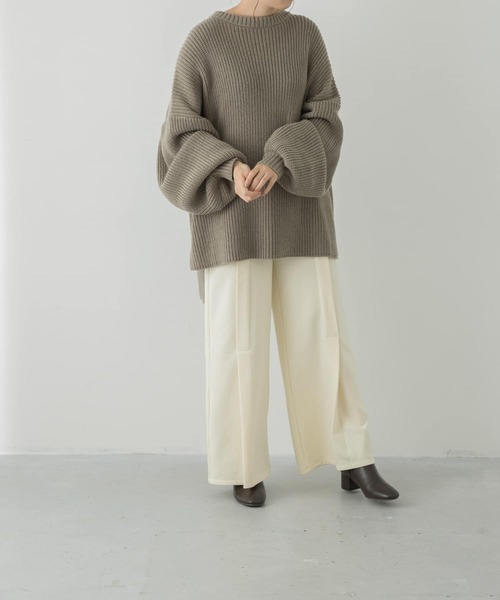 LAATO（ラート）の「SLEEVE VOLUME KNIT（ニット/セーター）」 - WEAR