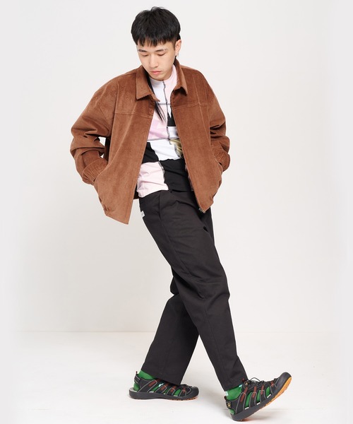 P.A.M.（パム）の「P.A.M. G.L. HARRINGTON CORD JACKET (39130)（ブルゾン・メンズ・ブラウン・MEDIUM/LARGE/SMALL）」の3枚目の写真