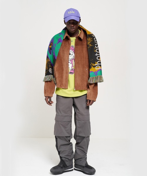 P.A.M.（パム）の「P.A.M. G.L. HARRINGTON CORD JACKET (39130)（ブルゾン・メンズ・ブラウン・MEDIUM/LARGE/SMALL）」の6枚目の写真