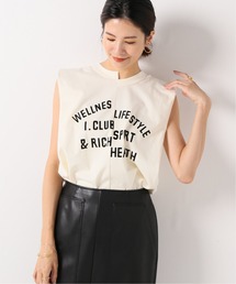 【INSCRIRE/アンスクリア】WELLNESSフロッキーTシャツ