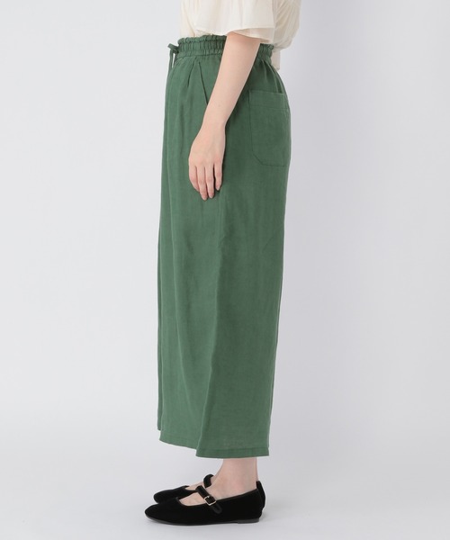studio CLIP（スタディオクリップ）の「リネン100ナチュラルワイドスカーチョ（その他パンツ・レディース・ピンク/イエロー/グリーン・FREE）」の17枚目の写真