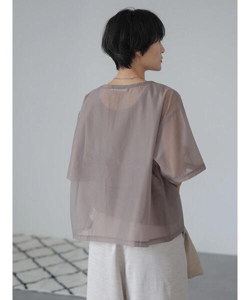 AMERICAN HOLIC（アメリカンホリック）の「SET シアープルオーバー+タンクトップ（Tシャツ/カットソー・レディース・アイボリー/モカ・L/M）」の11枚目の写真