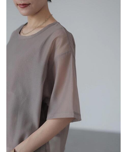 AMERICAN HOLIC（アメリカンホリック）の「SET シアープルオーバー+タンクトップ（Tシャツ/カットソー・レディース・アイボリー/モカ・L/M）」の13枚目の写真