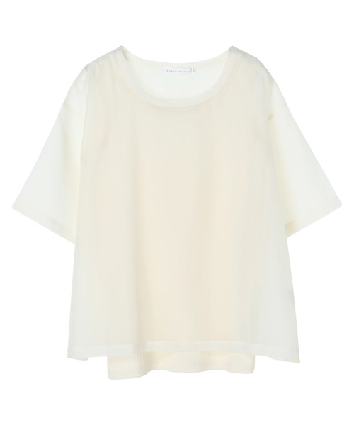 AMERICAN HOLIC（アメリカンホリック）の「SET シアープルオーバー+タンクトップ（Tシャツ/カットソー・レディース・アイボリー/モカ・L/M）」の8枚目の写真