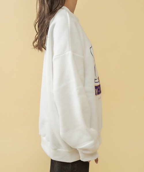 RASVOA（ラスボア）の「ブルドッグスウェット（スウェット・レディース・オフホワイト/グレー/ブラック・FREE）」の16枚目の写真