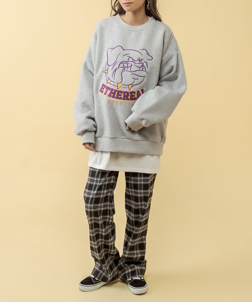 RASVOA（ラスボア）の「ブルドッグスウェット（スウェット・レディース・オフホワイト/グレー/ブラック・FREE）」の10枚目の写真