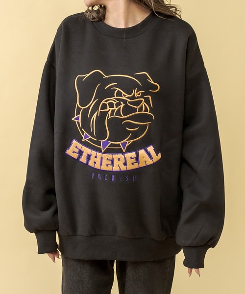 RASVOA（ラスボア）の「ブルドッグスウェット（スウェット・レディース・オフホワイト/グレー/ブラック・FREE）」の5枚目の写真