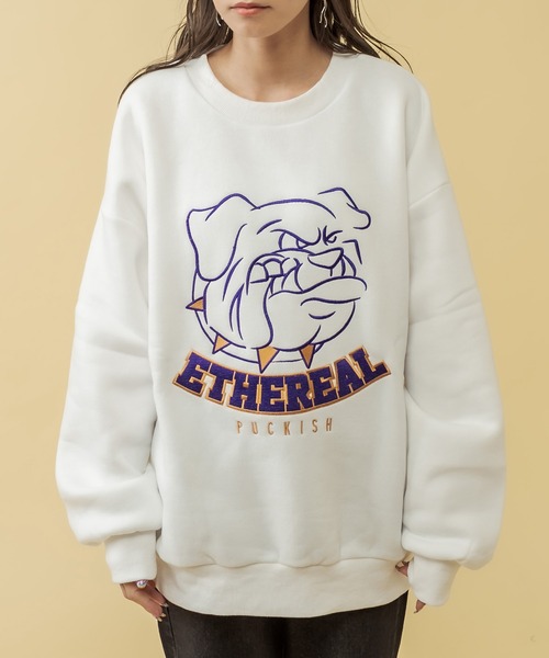 RASVOA（ラスボア）の「ブルドッグスウェット（スウェット・レディース・オフホワイト/グレー/ブラック・FREE）」の11枚目の写真