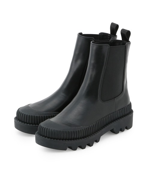 ADAM ET ROPE'（アダムエロペ）の「〈追加〉【晴雨兼用】チェルシーブーツ（ブーツ・レディース・ブラック/ベージュ・38/39/36/37）」の10枚目の写真