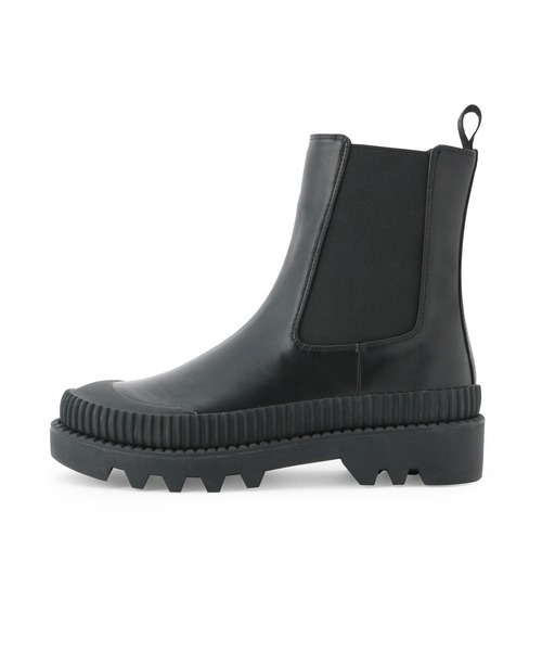 ADAM ET ROPE'（アダムエロペ）の「〈追加〉【晴雨兼用】チェルシーブーツ（ブーツ・レディース・ブラック/ベージュ・38/39/36/37）」の11枚目の写真