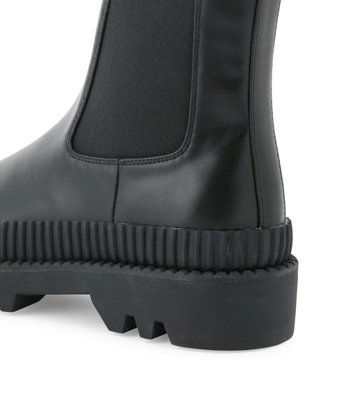 ADAM ET ROPE'（アダムエロペ）の「〈追加〉【晴雨兼用】チェルシーブーツ（ブーツ・レディース・ブラック/ベージュ・38/39/36/37）」の13枚目の写真