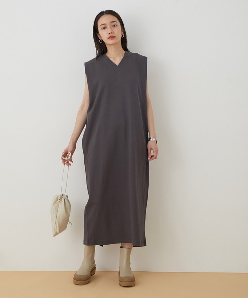 ADAM ET ROPE'（アダムエロペ）の「〈追加〉【晴雨兼用】チェルシーブーツ（ブーツ・レディース・ブラック/ベージュ・38/39/36/37）」の16枚目の写真