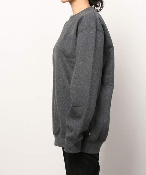 PRO CLUB （プロクラブ）の「PRO CLUB/プロクラブ ビッグシルエット ヘビーウェイト 無地 クルーネック スウェット トレーナー/レディース メンズ（スウェット・メンズ・ホワイト/ブラック/ネイビー/グレー/カーキ/チャコール・XL/XXL/L/M）」の13枚目の写真