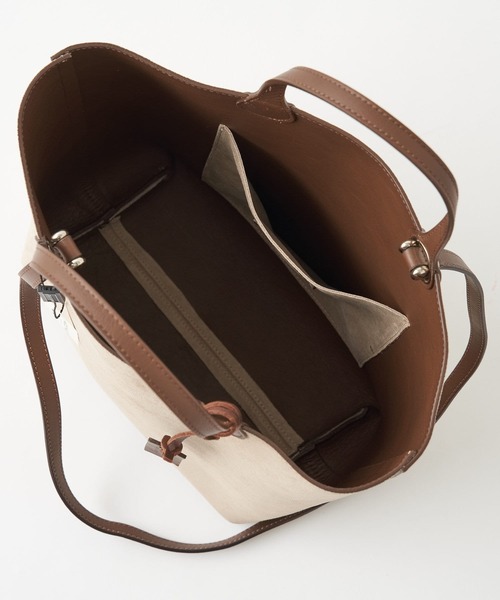 BEARDSLEY（ビアズリー）の「《MARCO MASI》トートバッグ（トートバッグ・レディース・ベージュ/グレー・FREE）」の12枚目の写真