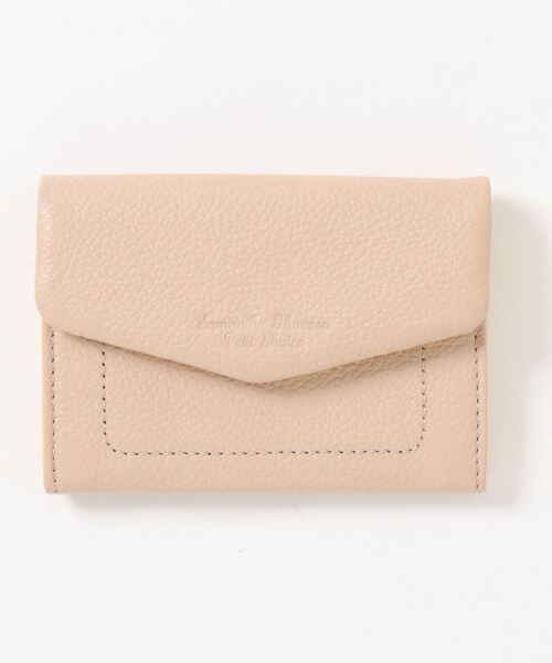 Samantha Thavasa Petit Choice（サマンサタバサ　プチチョイス）の「ソフトレザーバイカラーマルチカードケース（名刺入れ・レディース・ピンク/ベージュ/ライトグレー/ネイビー・FREE）」の3枚目の写真