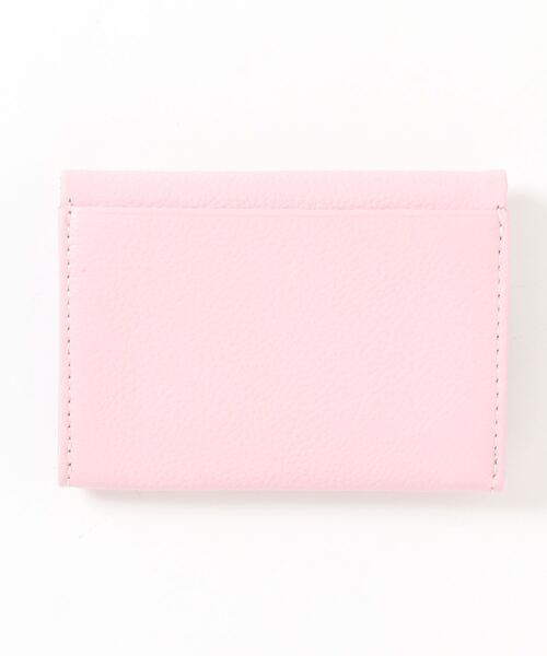 Samantha Thavasa Petit Choice（サマンサタバサ　プチチョイス）の「ソフトレザーバイカラーマルチカードケース（名刺入れ・レディース・ピンク/ベージュ/ライトグレー/ネイビー・FREE）」の5枚目の写真