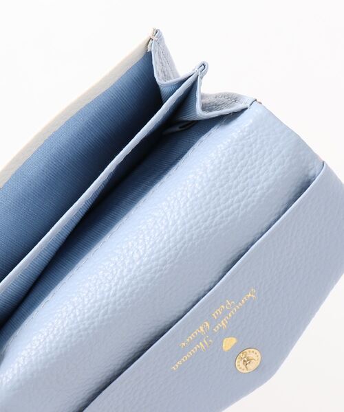 Samantha Thavasa Petit Choice（サマンサタバサ　プチチョイス）の「ソフトレザーバイカラーマルチカードケース（名刺入れ・レディース・ピンク/ベージュ/ライトグレー/ネイビー・FREE）」の7枚目の写真