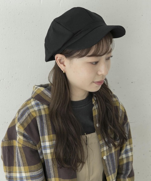 URBAN RESEARCH Sonny Label(アーバンリサーチサニーレーベル)の「ビッグキャスケット(キャスケット・レディース・ブラック/ベージュ・ONE)」の2枚目の写真