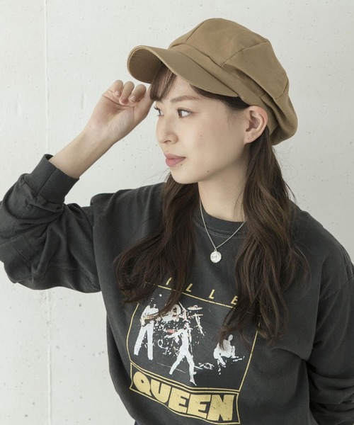 URBAN RESEARCH Sonny Label(アーバンリサーチサニーレーベル)の「ビッグキャスケット(キャスケット・レディース・ブラック/ベージュ・ONE)」の10枚目の写真