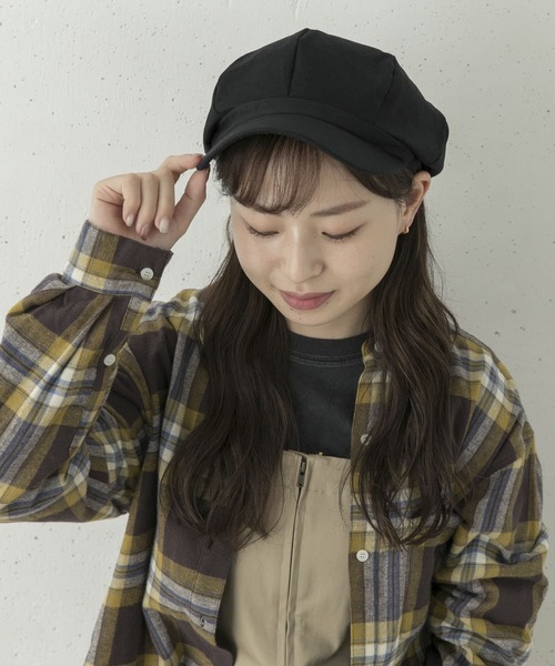 URBAN RESEARCH Sonny Label(アーバンリサーチサニーレーベル)の「ビッグキャスケット(キャスケット・レディース・ブラック/ベージュ・ONE)」の9枚目の写真