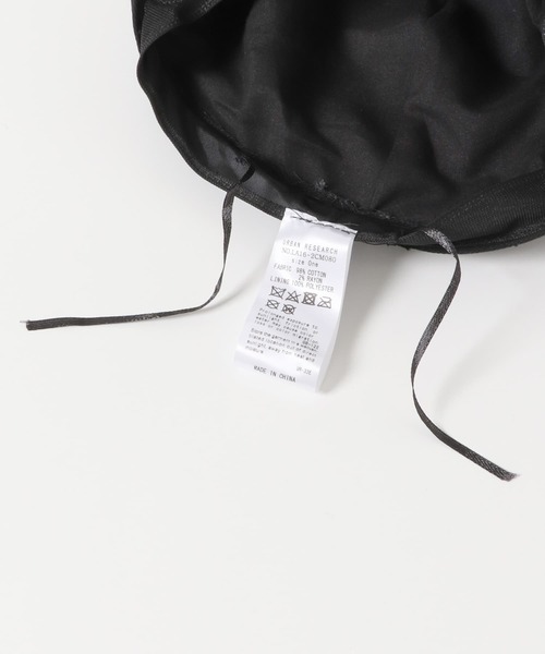 URBAN RESEARCH Sonny Label(アーバンリサーチサニーレーベル)の「ビッグキャスケット(キャスケット・レディース・ブラック/ベージュ・ONE)」の5枚目の写真